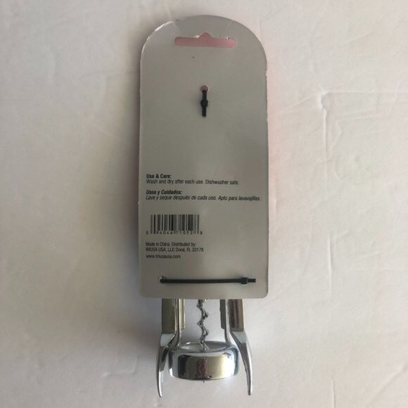 IMUSACork Screw Winged Metal Bottle Opener - Picture 2 of 2